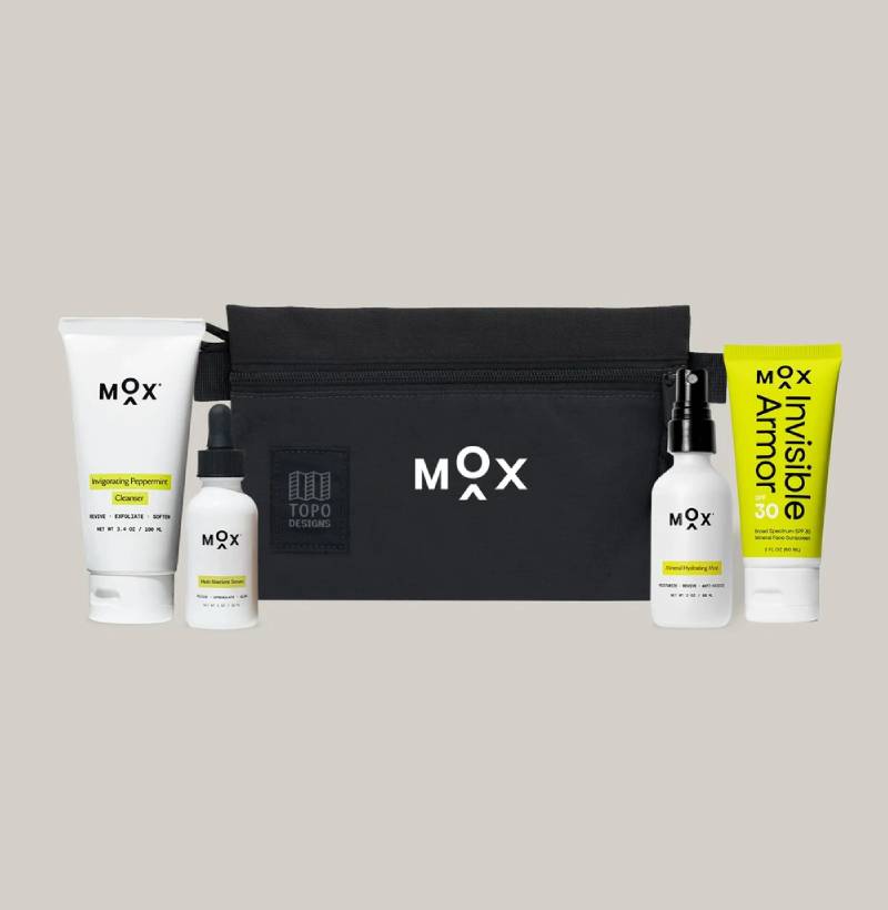 Super Set + FREE TOPO Designs bag & FREE Invisible Armor Sunscreen - MOX Skincare